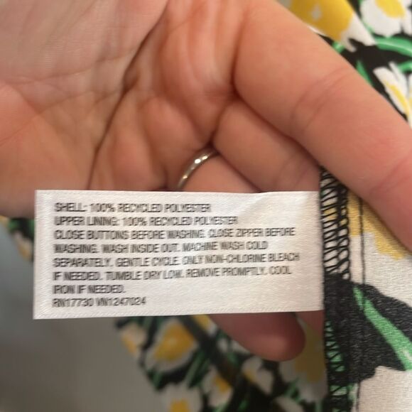 NEW Diane Von Furstenberg x Target 90's Shift Yellow Poppy Mini Dress Size 6 - Picture 6 of 9